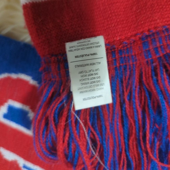 FOCO Philadelphia Phillies 2012 Team Stripe Scarf Collective Winter Hockey Scarf - Picture 5 of 7